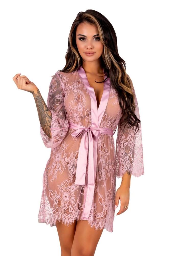Kimono "Sheer" pink S/M, L/XL, XXL