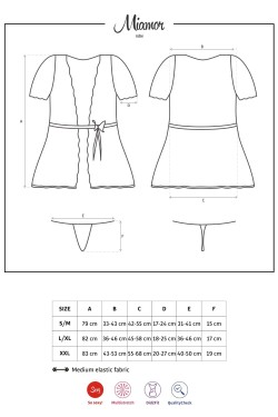 Kimono "Miamor" weiß L/XL (40/42)