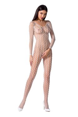 Bodystocking ouvert weiß S/L