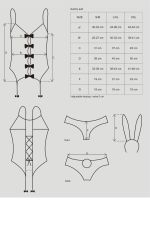 Straps-Set "Bunny suit" schwarz L/XL (40/42)