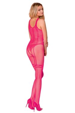 Bodystocking ouvert pink S/L