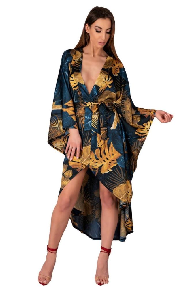Kimono Handis blau/gold OneSize S/L